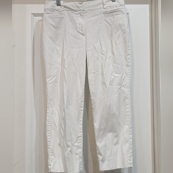 Talbots white capris, sz 10 - Picture 3 of 4